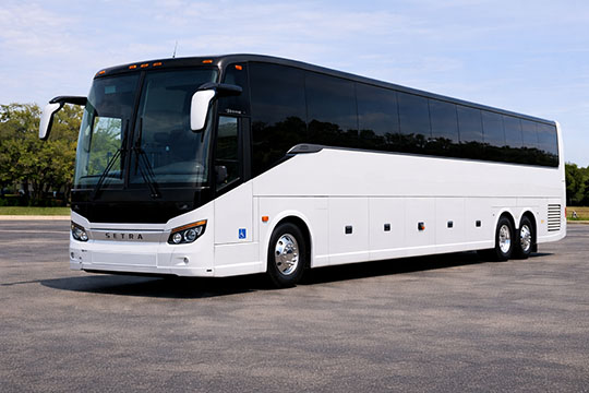 56-passenger charter bus New York